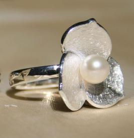 Campur Ring mit Perle