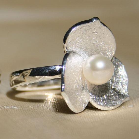 Campur Ring mit Perle